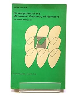 Paperback Development of the Minkowski Geometry of Numbers: Vol. Two (of 2) Book