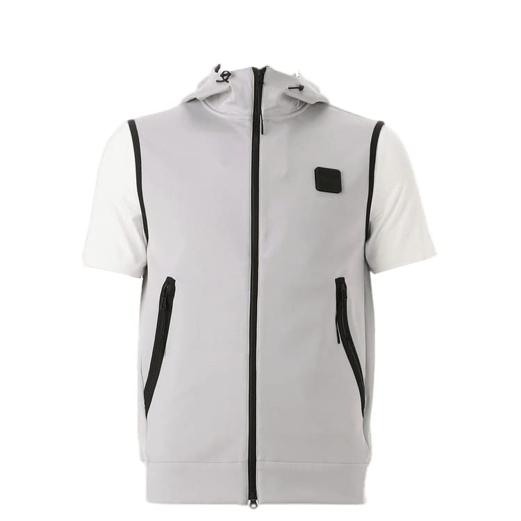 BRIEFING ブリーフィング　ライトグレーでフードが付いた前開きベスト XL Amazon.co.jp: [ブリーフィング] ベスト SH MS CARVICO PARKA