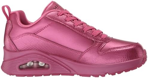 Skechers Women's UNO-Slither and Shine Sneaker, Magenta, 7.5 | Image 5