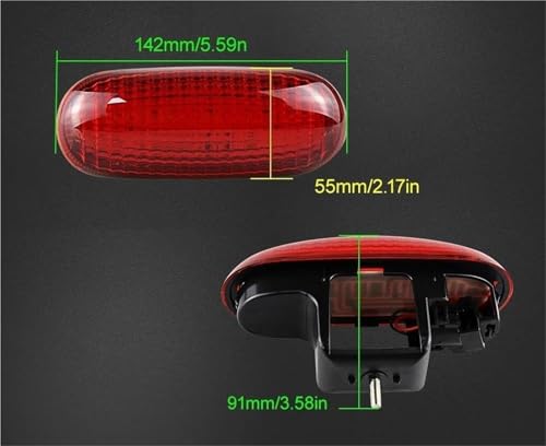 3ème feu stop 4408479 boîtier arrière noir pour Nissan Interstar - 3