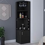 HRVEOCEI 71 Inch Corner Wine...