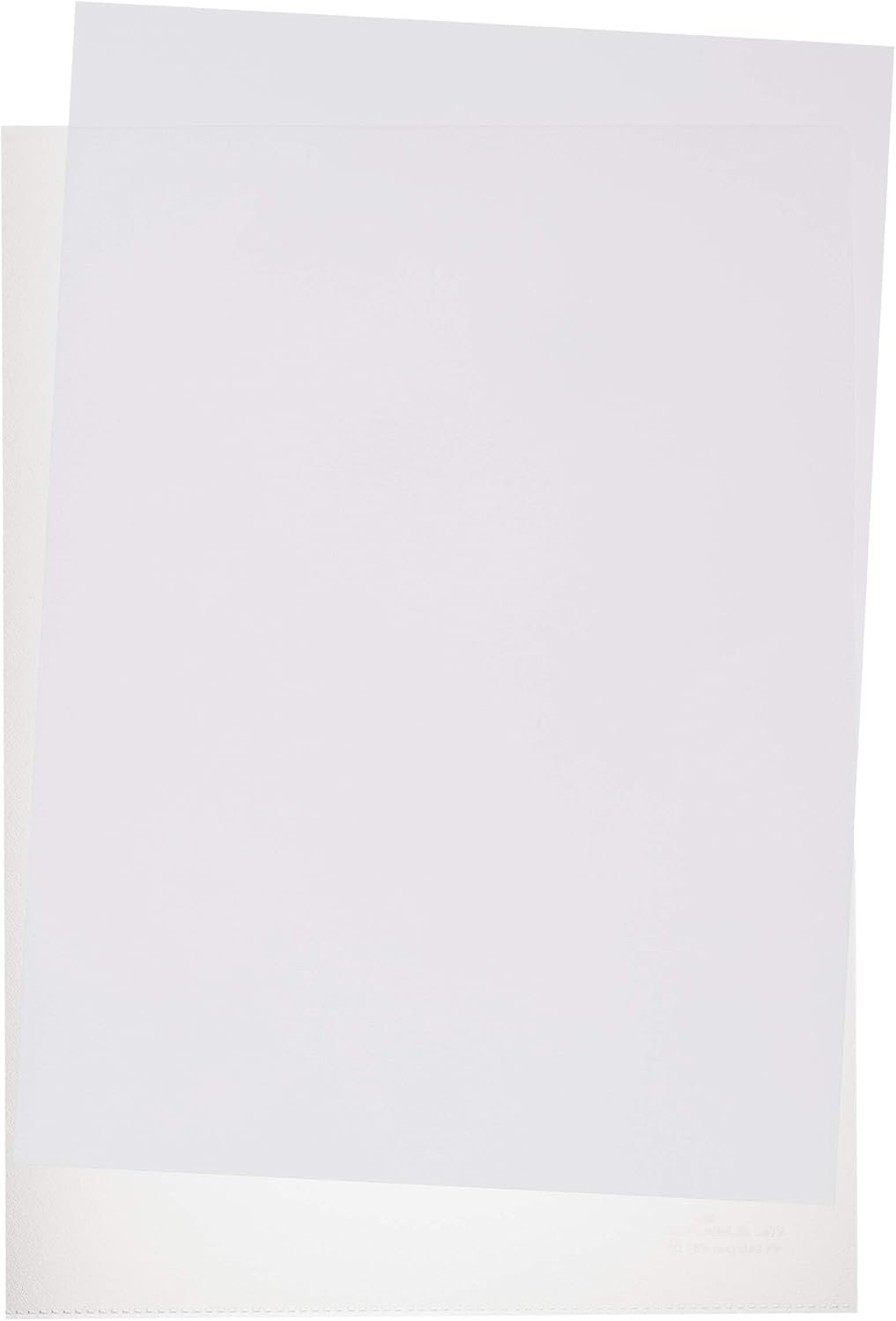 Durable Busta a L trasparente A4, in polipropilene riciclato, 100 pezzi, apertura laterale, 247819