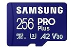 Samsung Carte mémoire microSDXC Pro Plus, Interface UHS-I, 256 Go, Vitesse de Lecture jusqu'à 180 Mo/s, capturez Le Moment comme Un Pro, MB-MD256SA/EU, avec Adaptateur SD