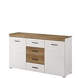  Furniture24 Kommode Sideboard Falco in Kiefer Andersen/Riviera Eiche