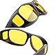 JT2D Libiyi Nightglo-Brille, Dotmalls Nightglo-Brille, Nachtsichtbrille, Scheinwerferbrille mit Glarecut-Technologie, sicheres Fahren bei Nacht