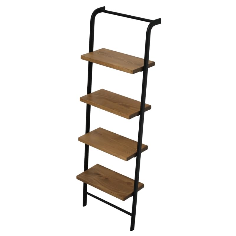 Amazon｜玄関 棚 スリム ラック ラダーラック 天然木 アイアン 玄関