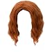 MSHUI The Avengers Black Widow Natasha Costume Cosplay Wig Short Wavy Fluffy Hair