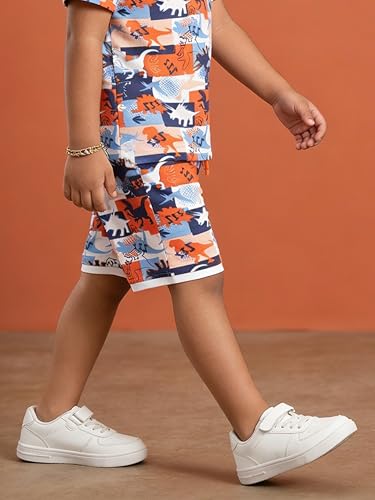Image of KiddoPanti Boys Knee Length Basic Short