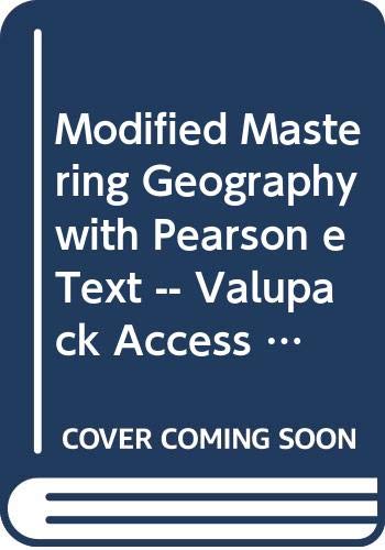 Modified Mastering Geography with Pearson eText -- Valupack Access Card -- for McKnight's Physical Geography: A Landscape Appreciation