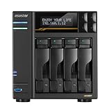 Asustor / DiscTech 18TB NAS Bundle: AS6804T Lockerstor 4 Gen3 NAS Server with 4x4TB SATA HDD and 2x1TB NVMe M.2 SSDs, 16GB RAM, Dual 10GbE and Dual 5GbE LAN Ports