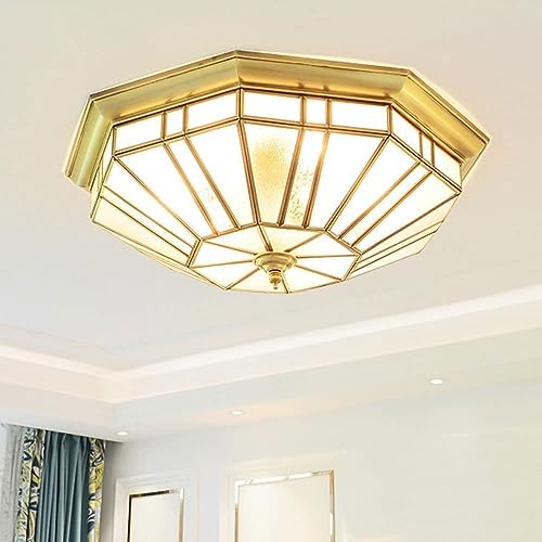 Lustre industriel QHQQXN plafonnier en verre chambre et séjour