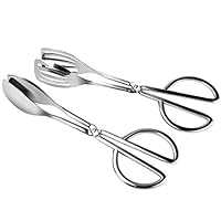 Gebäckzange Essen Tong, 2 Pack Küchenzangen,Tongs, Zange, Kitchen Tongs, Zange Küche, Gebäckzange, Küchen Zange, Fleisch Zange, Zange Küche Edelstahl, Gebäckzange Edelstahl, Küchen Zubehör BBQ