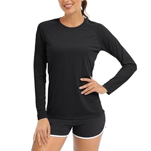 TACVASEN Womens Long Sleeve Tops UV Sun Protection Shirt UPF 50+ Outdoor Performance T-Shirt