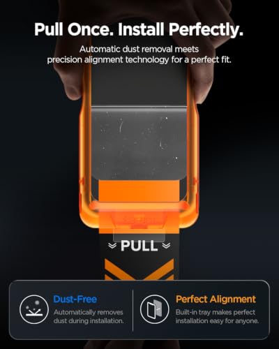 Image of Spigen AlignMaster S AR Tempered glass for iPhone 18 Pro / 17 Pro