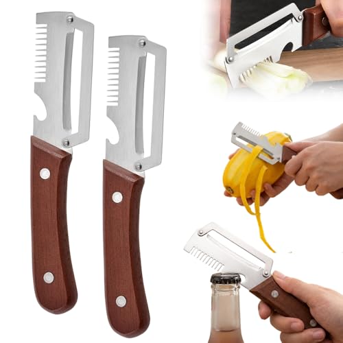 Vegetable Peeler, 2026 Upgrade Multifunctional Stainless Steel Peeler,Vegetable Peeler for Kitchen, Kitchen Gadgets Tool for Fruit Pumpkin Peeling Potato Carrot Veggie Peeler (2pcs)