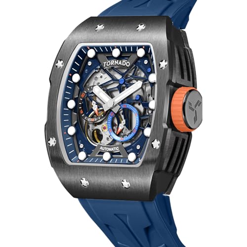 Image of Tornado XENITH Automatic Men's MIYOTA 82S7 Movement Watch, Automatic Display and High Quality Flexible And Durable Silicone Strap - T24302
