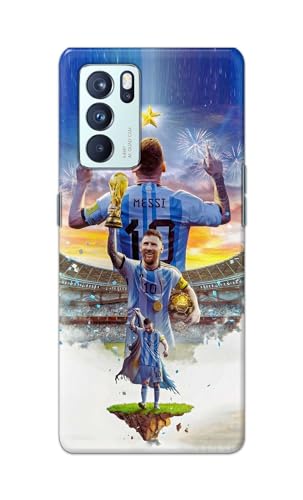 Image of Printed Hard Back Cover for Oppo Reno6 Pro 5G Back Cover (Famous Football Player -J2) -190724(EA)