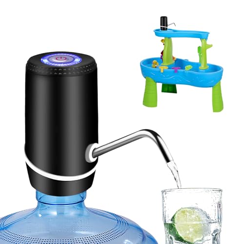 Water Dispenser for 5 Gallon Bottle, Electric Water Pump for 5 Gallon Jug with Switch and USB Charging, Portable Automatic Water Jug Dispenser for Camping, Travel, Home, Kitchen, Office