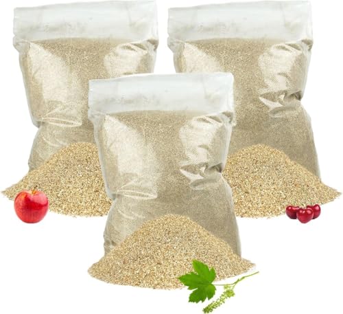 Eurocatch Surtido Virutas para ahumadores - 3 x 4 litros - Manzana - Cereza - Arce - Picadores de Humo - Producto Puro, Libre de Moho para una Seguridad óptima