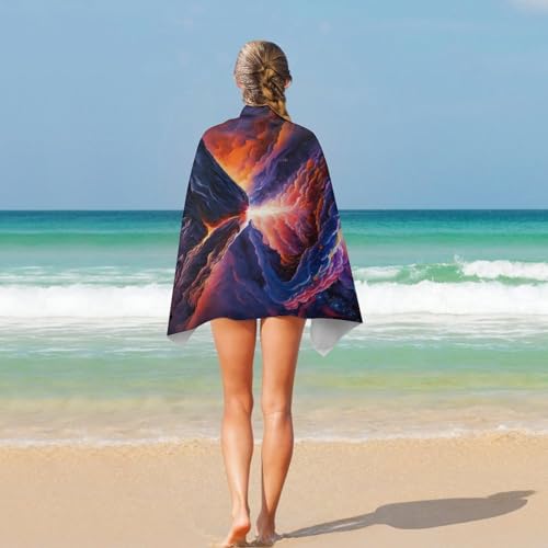 Serviette de plage séchage rapide et ultra absorbante pour le sport