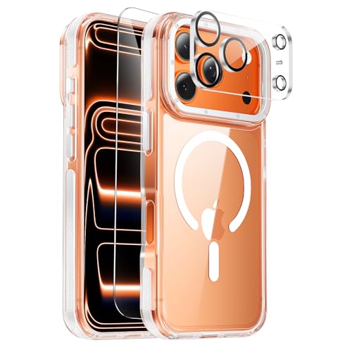 Coque iPhone 17 Pro transparente anti-jaunissement MagSafe fin de la décoloration