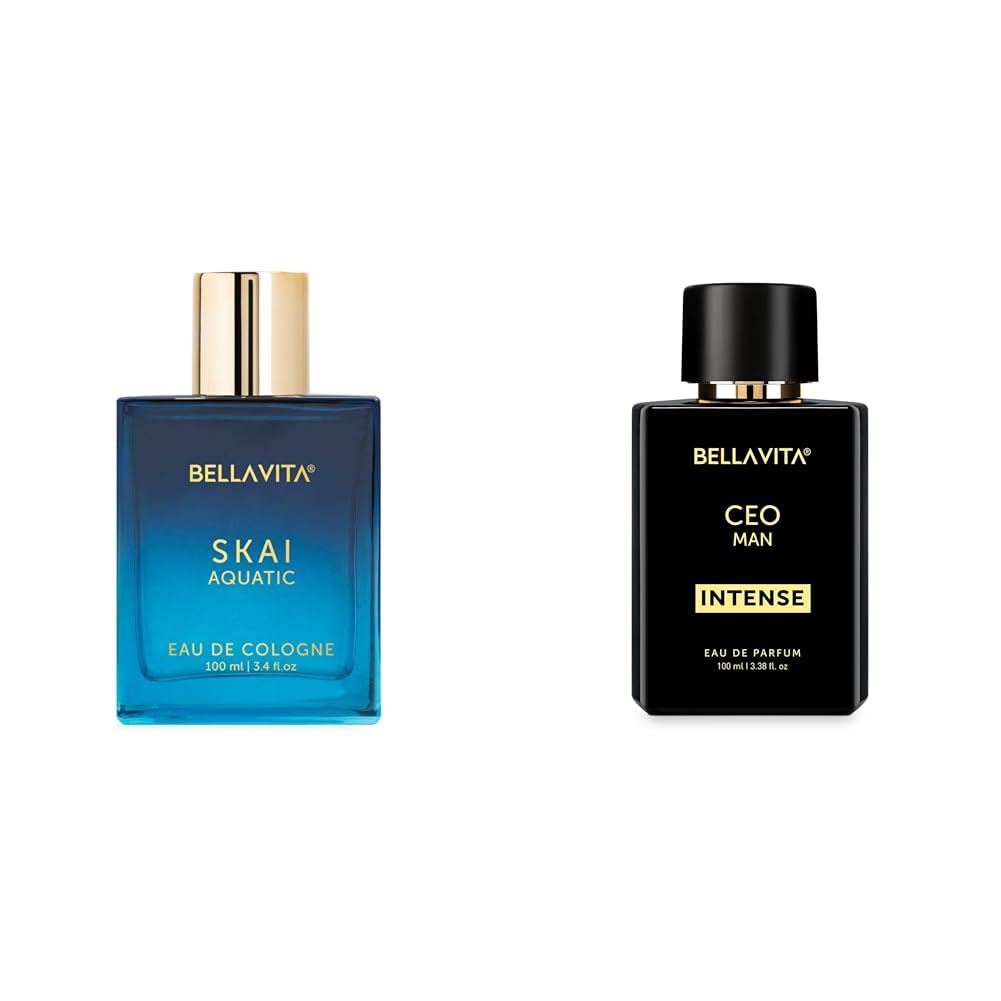 Bella Vita Luxury Skai Aquatic Unisex Eau De Cologne Ceo Men Intense Eau De Parfum Liquid Perfume With Bergamot Lavender & Orchidwoody & Musky 100 Ml-image-24
