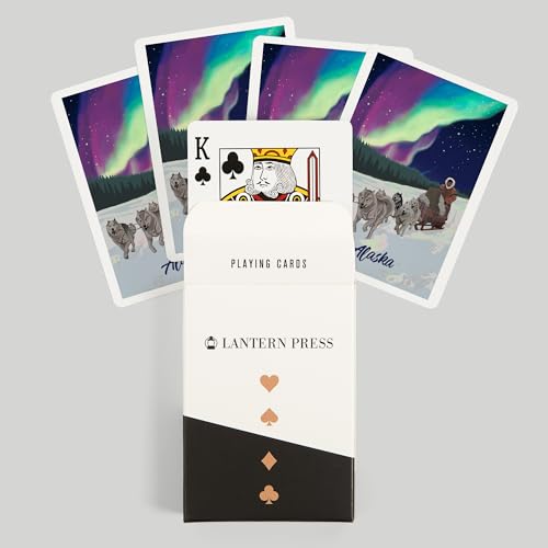 Lantern Press Alaska Naipes Poker 52 Cartas miniatura 6