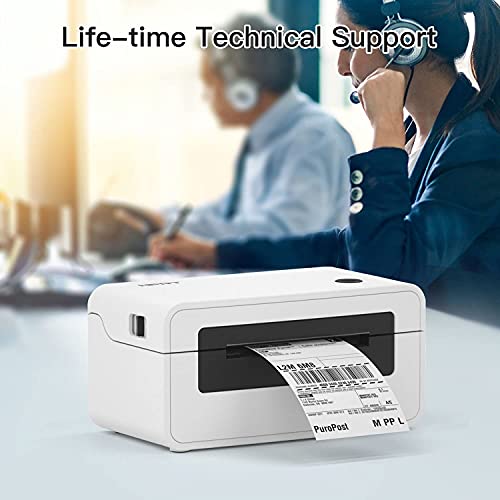 Thermal Shipping Label Printer,150mm/s High-Speed 4x6 Thermal Sticker Maker,1-Click Setup on Windows/Mac,Compatible with Amazon, Ebay, Shopify, FedEx,USPS,Etsy (Basic)