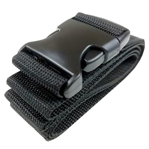 DUSCOKE 39 Inch Car Battery Tie Down Straps Adjustable Battery Box Straps with Quick Release Buckle Auto Hold Down Strap Accessories for Cars Trucks SUVs Boats (1PC)