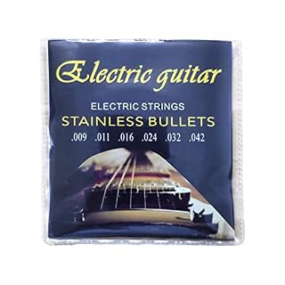leryveo 5 Pcs Cordes de Guitare, Jeu de Cordes de Guitare électrique 1-6, Cordes pour Guitare Classique, Cordes en Acier… - Les Beatles, Paul McCartney, John Lennon, RIngo Starr, George Harrison