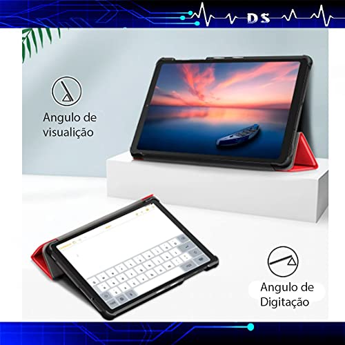 Capa Smart Para Samsung Galaxy Tab A8 10.5 X205 + Caneta (Preto)