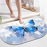 Tapis de Bain, Tapis Salle de Bain, Tapis Salle de Bain Absorbant, Tapis de Douche, Tapis de Salle de Bain, Tapis Coussinets et Protecteurs, Tapis Lavable, Petit Tapis Bain Douche, Painting 50x80cm