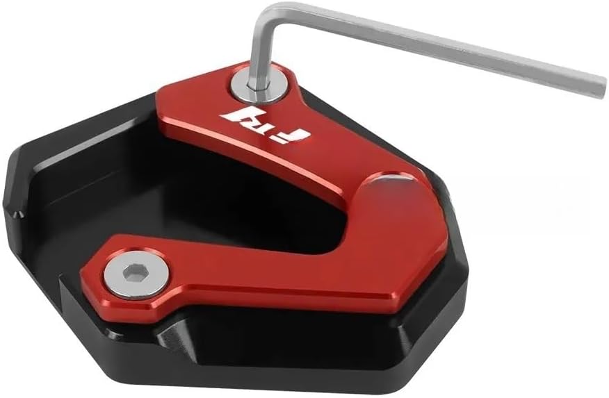 Motorcycle Support Stand Plate Kickstand for Y&AMAHA YZF-R1 YZF R1 R1M YZF-R1M 2015-2024 Motorcycle Decoration Accessories Foot Support Plate Side Stand Extension Pad