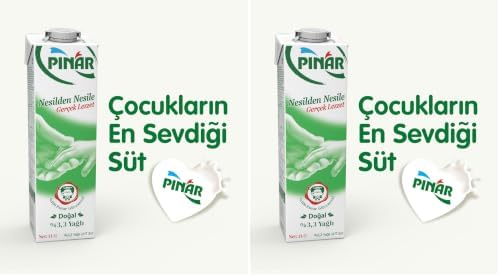Pınar Süt Tam Yağlı 1 Lt 2li paket - Görsel 2