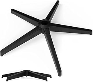 BotaBay Office chair base 130kg Chair base Accessories Spare part base 70 cm Five-claw feet for office chair Desk swivel chair in black