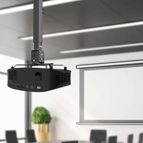 Suporte Articulado para Projetor Data Show Multimídia Universal para Teto e Parede Ajustável Giratór
