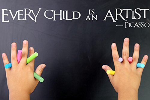 Decor Vinyl Store Every Child Is An Artist Picasso Classroom Wall Decal 24" Wide X 6" High Black Or White #TOP3