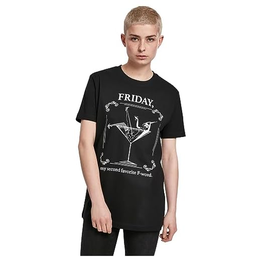 Mister Tee T-shirt för kvinnor i F-ord, svart, XL