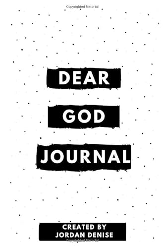 Dear God Journal