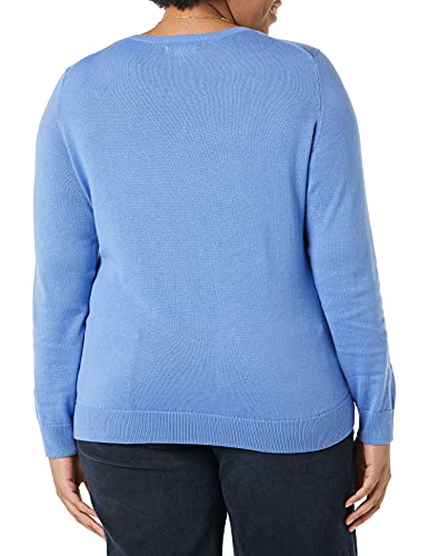 Image of Amazon Essentials Women's Long-Sleeve Lightweight Crewneck Sweater, Flattering (Available in Plus Size)
