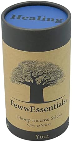 FewwEssentials Dhoop Incense Sticks | Long-Lasting Robust Luxury Premium Dhoop Incense|3 Free Stands | Aromatherapy | Relaxation | Focus | Mediation | Healing |