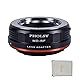 PHOLSY Objektivadapter Manueller Fokus Kompatibel mit Minolta Rokkor MD, MC, SR Mount Objektiv auf Canon EOS RF Mount Kameragehäuse, MD auf RF