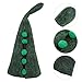 OSALADI Party Costume Peasecod Shaped Wizard Hat for Halloween Cosplay Soft Material Masquerade Accessory for Festivals and Photoshoots