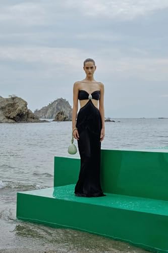 BAOBAB Women's Sweetheart Neckline Maxi Dress - Dua3