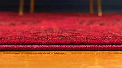 Tapete rectangular Unique Loom 152x244 cm rojo miniatura 4