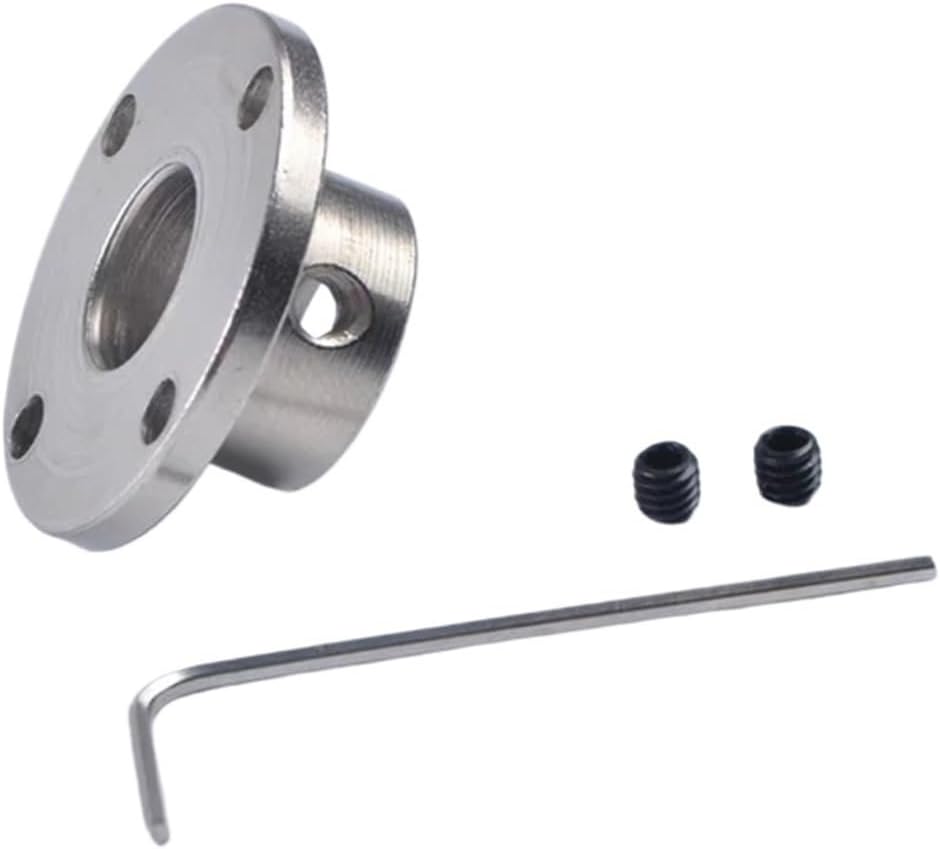 フランジカップリング、 剛性フランジカップリングコネクタ複数サイズモーターシャフトカプラ(6mm)