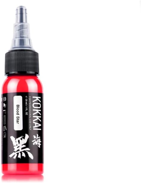 Tinta para tatuagem kokkai sumi Blood Star à base de água, pronta para uso, 30 mL