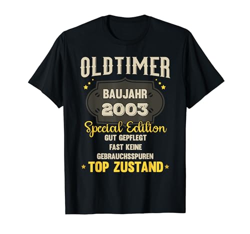Oldtimer Baujahr 2003 - 20. Geburtstag T-Shirt