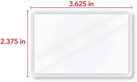 TruLam 5 Mil Laminating Pouches with Rounded Corners | Driver's License Size | 2-3/8 in. x 3-5/8 in. | Glossy Finish | Premium Adhesive for High-Clarity | 2 Carriers Included | 500 Pack