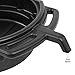 OEMTOOLS 87033 Black 4 Gallon Portable Oil Drain Pan, Antifreeze Drip Pan, Transmission Drain Pan with EZ Grip Handles and Angled Pour Spout, Splash Free
